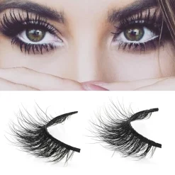 CIGLIA FINTE 3D HANDMADE NATURALI EYEMIX PROFESSIONALI DONNA BELLEZZA NERE