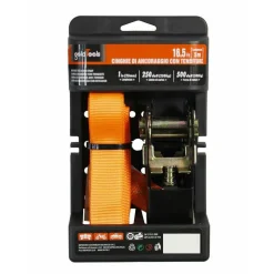 CINGHIA ANCORAGGIO TENDITORE A CRICCHETTO CARICO MASSIMO 250 KG NASTRO 5M 92272