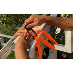 CINGHIA DI ANCORAGGIO SERRAGGIO A CRICCHETTO CON TENDITORE SENZA GANCI 25MMX5MT