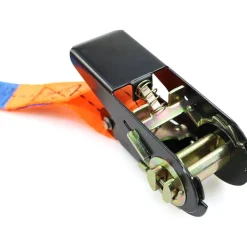 CINGHIA DI ANCORAGGIO SERRAGGIO A CRICCHETTO CON TENDITORE SENZA GANCI 25MMX5MT