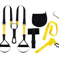 CINGHIE PER ALLENAMENTO IN SOSPENSIONE P4 CARICO 500KG ANCORAGGIO PORTA FITNESS