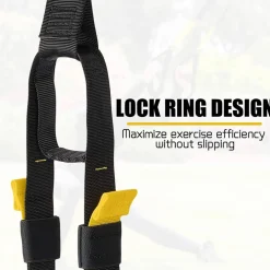 CINGHIE PER ALLENAMENTO IN SOSPENSIONE P4 CARICO 500KG ANCORAGGIO PORTA FITNESS