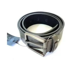 CINTA CINTURA UOMO PELLE GRIGIA ND-05 ELEGANTE GLAMOUR FASHION MODA