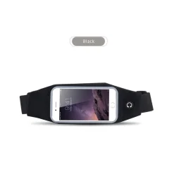 CINTURA CON TASCHE ZIP SPORT BELT MARSUPIO PORTA SMARTPHONE CELLULARI 4,7
