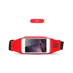 CINTURA CON TASCHE ZIP SPORT BELT MARSUPIO PORTA SMARTPHONE CELLULARI 4,7