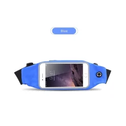 CINTURA CON TASCHE ZIP SPORT BELT MARSUPIO PORTA SMARTPHONE CELLULARI 4,7