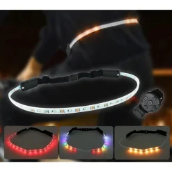 CINTURA INDICATORE DIREZIONE LAMPAGGIANTI PER BICI SOS A LED RICARICABILE 1200mA
