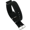 CINTURINO IN NYLON UNIVERSALE RICAMBIO PER OROLOGIO LARGHEZZA 16MM NERO