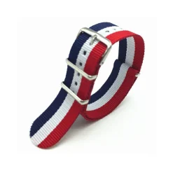 CINTURINO IN NYLON UNIVERSALE RICAMBIO OROLOGIO LARGHEZZA 20MM FRANCIA