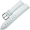 CINTURINO IN PELLE UNIVERSALE RICAMBIO PER OROLOGIO LARGHEZZA 26MM BIANCO