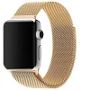 CINTURINO ORO 42MM MAGLIA MILANESE IWATCH SERIE 3/2/1 CHIUSURA MAGNETICA
