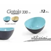 CIOTOLA IN PLASTICA CIOTOLINA 0,33 LT Ø12X6CM CUCINA 2 COLORI ASSORTITI 838576