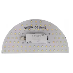 CIRCOLINA A MEZZALUNA DISCO LED CALAMITA 12W 3 TONI DI COLORE LUCE 1200LM CA-3C