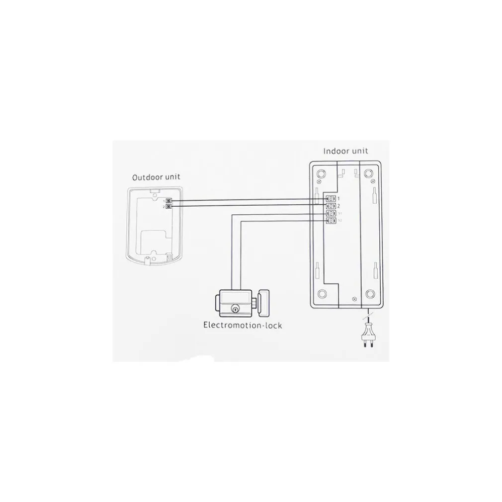 CITOFONO PER ESTERNO ESTERNI A 2 FILi PULSANTE APERTURA CANCELLO LUCKARM 3208A