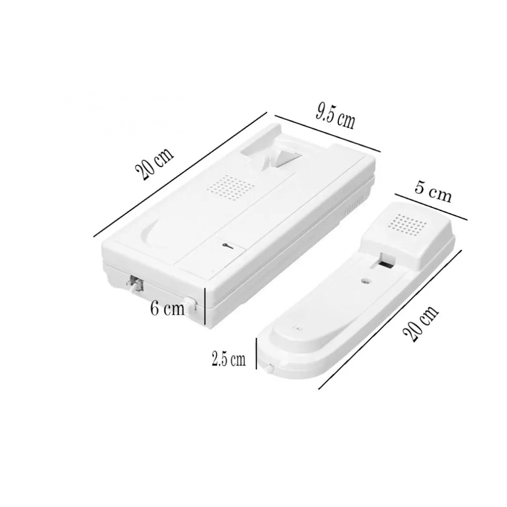 CITOFONO PER ESTERNO ESTERNI A 2 FILi PULSANTE APERTURA CANCELLO LUCKARM 3208A