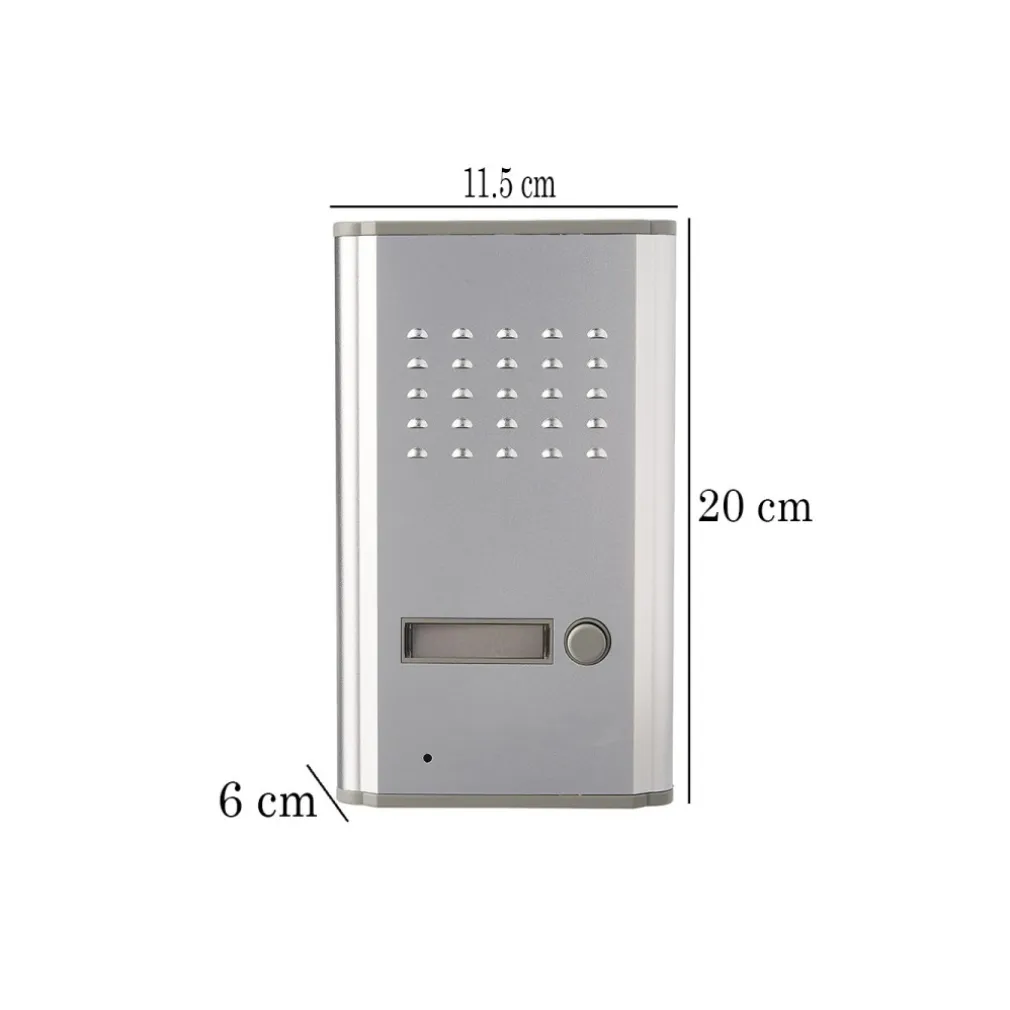 CITOFONO PER ESTERNO ESTERNI A 2 FILi PULSANTE APERTURA CANCELLO LUCKARM 3208A