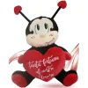COCCINELLA PELUCHE DA 55 CM CON CUORE REGALO PORTA FORTUNA SAN VALENTINO 95387