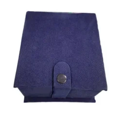 COFANETTO SCATOLO CONFEZIONE ASTUCCIO CUSCINO PER OROLOGIO VELLUTO BLU