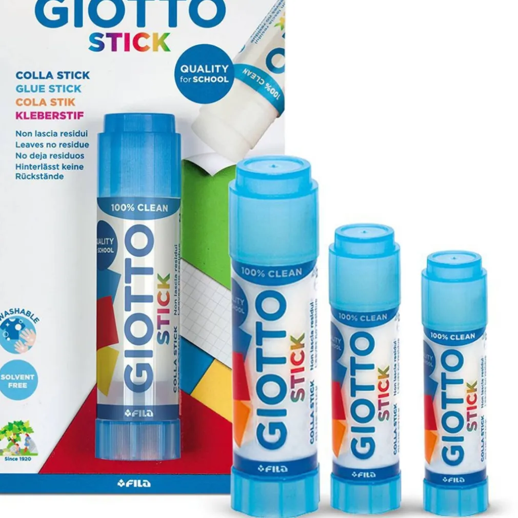 COLLA GIOTTO PVP IN STICK 20 GR PER USO UFFICIO SCUOLA HOBBY CARTA E CARTONCINO