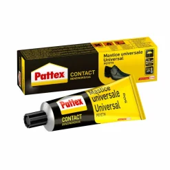 COLLA MASTICE UNIVERSALE PER GOMMA CUOIO SUGHERO LEGNO STOFFA PATTEX CONTACT 50