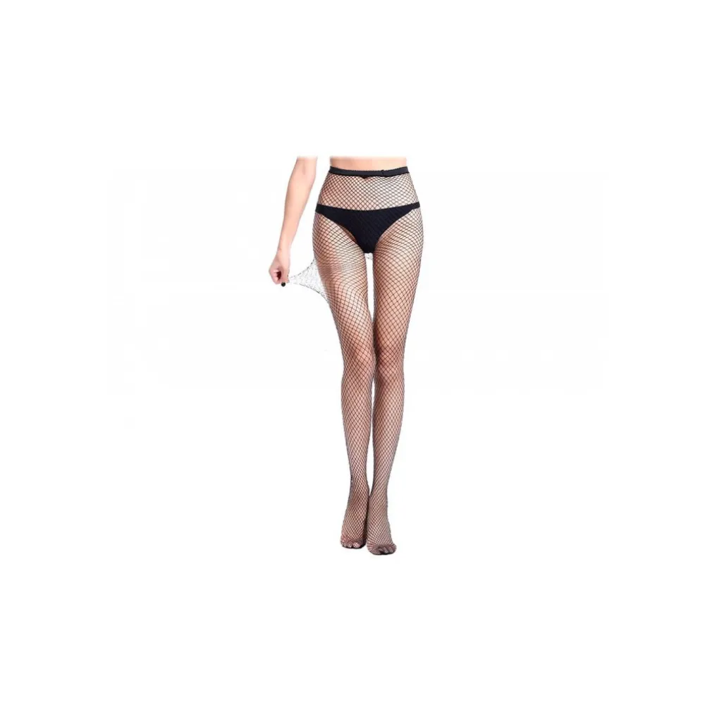 COLLANT A RETE VITA ALTA PANTYHOSE MOD SW-2 CALZE ELASTICIZZATE MAGLIA MEDIA