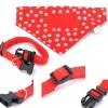 COLLARE CON BANDANA FAZZOLETTO REGOLABILE PER CANE CANI TUTTE LE TAGLIE FASHION