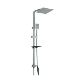 COLONNA DOCCIA SALISCENDI MISCELATORE CROMATO RUBINETTO CON SOFFIONE 69126 BAGNO