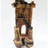 COLONNA ROMANA ARCO ROCCIOSA 5.5x4x11CM ORNAMENTO ACQUARIO DECORAZIONI PIETRA