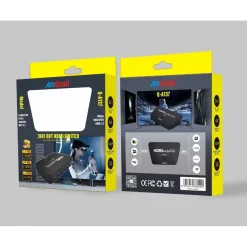 COMMUTATORE SWITCH HDMI 3 INGRESSI 1 USCITA ULTRAHD 4K PULSANTE SELEZIONE Q-A137