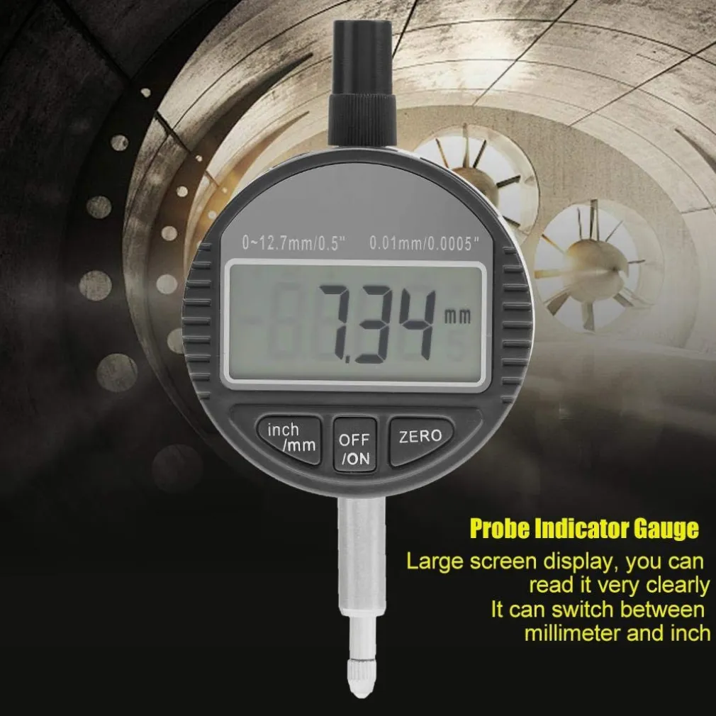 COMPARATORE CENTESIMALE DIGITALE CON DISPLAY 0-12,7MM/0,5" TORNIO 0,01MM/0,005"