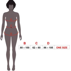 COMPLETINO SEXY LINGERIE INTIMO DONNA GUEPIERE HOT BODY NERO TAGLIA UNICA 8885