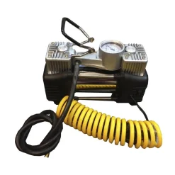 COMPRESSORE 2 CILINDRI 12V 85LT 150PSI AUTO MOTO TORCIA VIAGGIO CASA + VALIGETTA