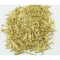 CONFEZIONE 150 PEZZI CHIODI CHIODINI DORATI 16 MM ACCESSORI ATTREZZI BRICOLAGE