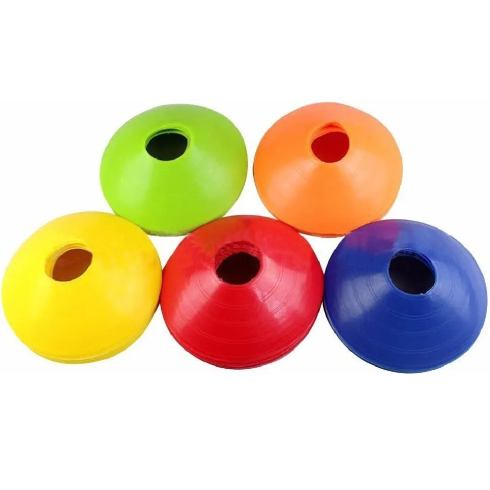 CONFEZIONE DA 10 PEZZI CONI A DISCO PER IL CALCIO BASKET AGILITY FORMAZIONE