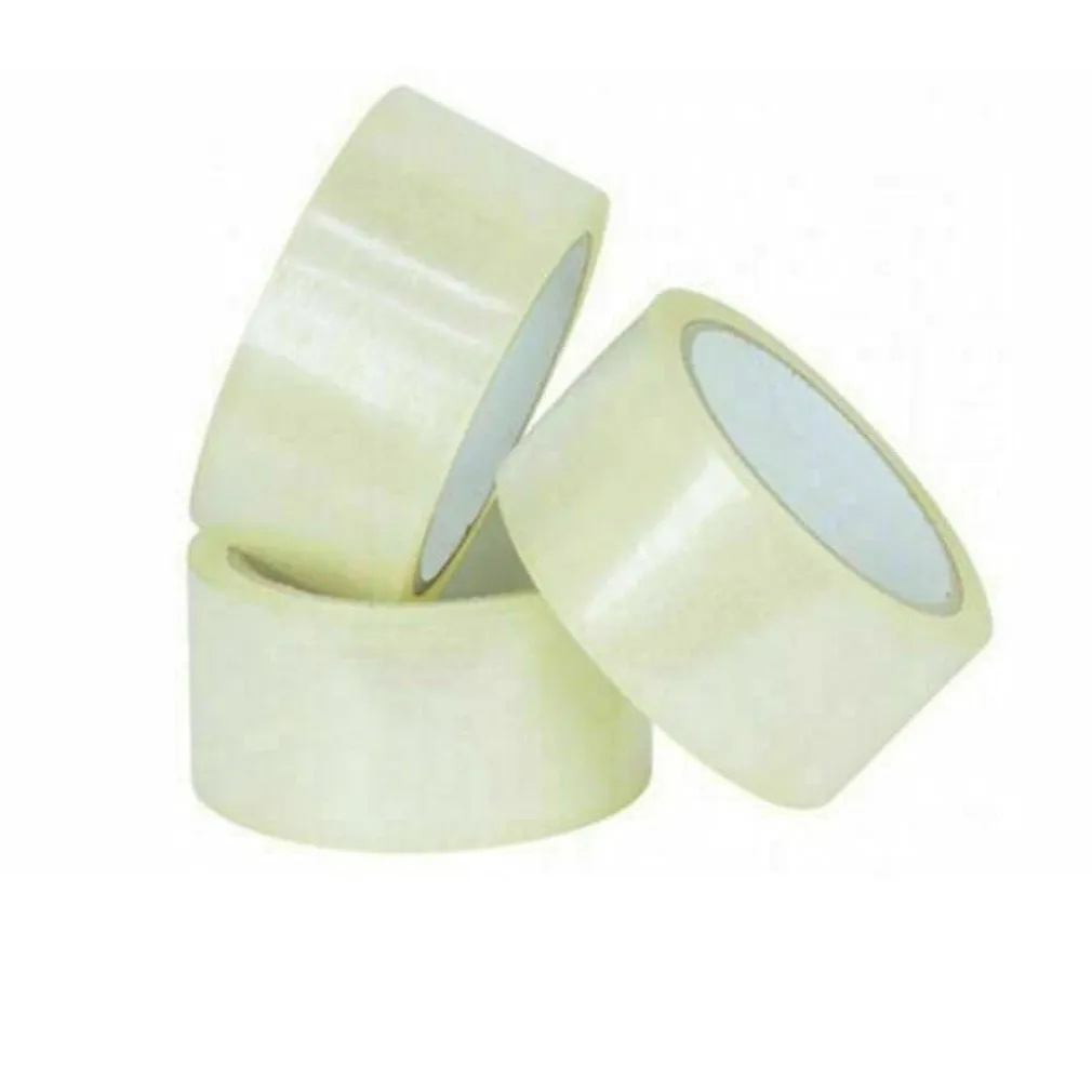 CONFEZIONE DA 6 PZ ROTOLI DI NASTRI TRASPARENTI PER PACCHI SCATOLE 45MM X 55MT