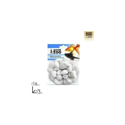CONFEZIONE GHIAIA ACQUARIO 500 GR BIANCO PER FONDO FONDALE 16 X 13 CM MISTER ZOO