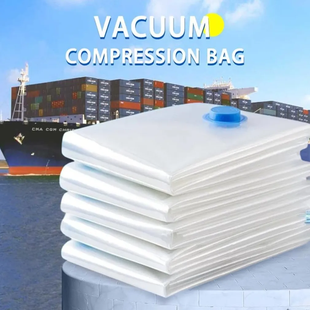 CONFEZIONE 20PZ SACCHETTI SOTTOVUOTO PER VESTITI RIUTILIZZABILI SALVASPAZIO CON POMPA