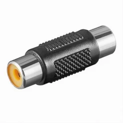 CONNETTORE ADATTATORE AUDIO VIDEO ACCOPPIATORE RCA FEMMINA A RCA FEMMINA C-068