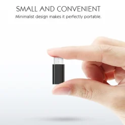 CONNETTORE ADATTATORE CONVERTITORE DA USB-C TIPO C TYPE-C A MICRO USB MICROUSB