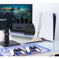 CONNETTORE ADATTATORE HDMI MASCHIO/FEMMINA ANGOLATO PIATTO CONVERTITORE VIDEO C-061