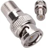 CONNETTORE ADATTATORE MASCHIO BNC / PRESA SAT FEMMINA TELECAMERE MAXTECH C-002