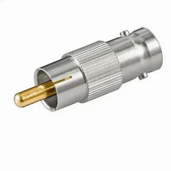 CONNETTORE ADATTATORE VIDEO BNC FEMMINA AD RCA MASCHIO SORVEGLIANZA MAXTECH C-BNC05