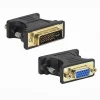 CONNETTORE ADATTATORE VIDEO TV DA VGA FEMMINA A DVI MASCHIO CONVERTITORE C-053