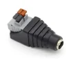 CONNETTORE DI ALIMENTAZIONE DC 2.1MM X 5.5MM FEMMINA ADATTATORE TELECAMERA C-040