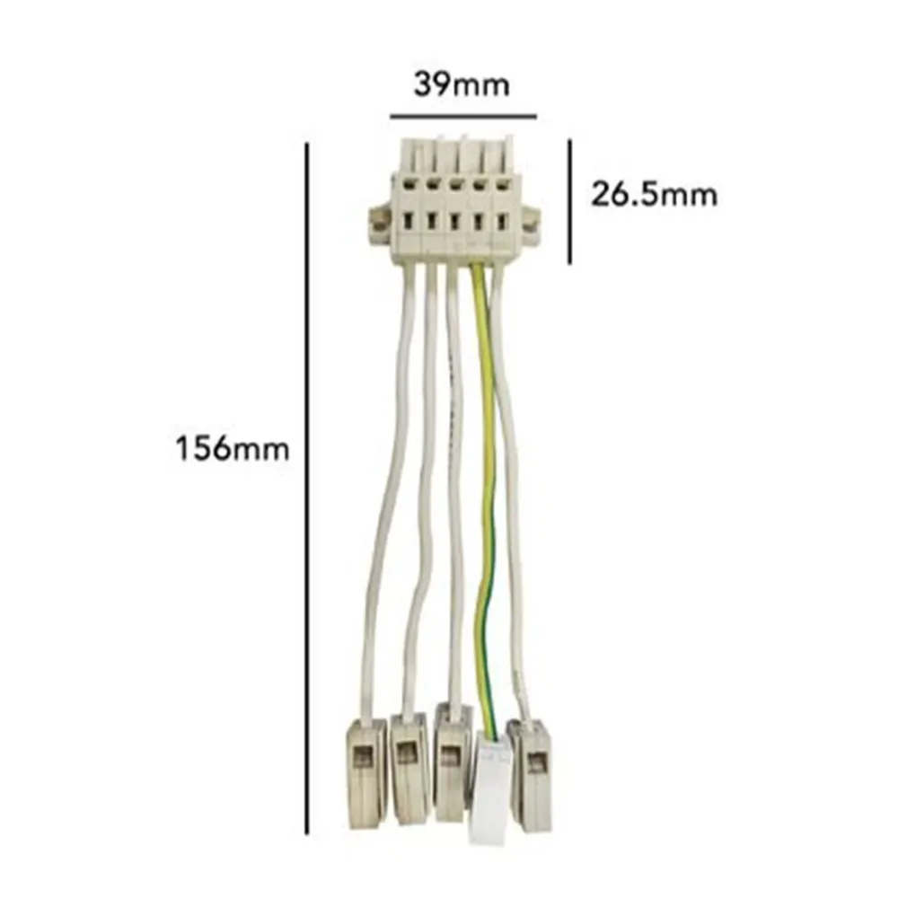 CONNETTORE ILLUMINAZIONE LINEARE A LED TRIFASE PER QJ68150-3C TAPPO TERMINALE QJ68150-CV