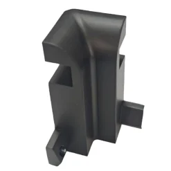 CONNETTORE PER PROFILO ANGOLARE PER STRIP LED NERO A LUCE INDIRETTA IN ALLUMINIO AL-34-L