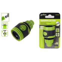 CONNETTORE RACCORDO CON INNESTO RAPIDO PER TUBO DA 3/8" 9MM IN PLASTICA 94765