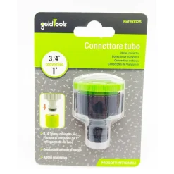 CONNETTORE RAPIDO CON FILETTO FEMMINA DA 3/4″ A 1″ PER TUBO RUBINETTO 50MM 90025