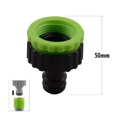 CONNETTORE RAPIDO CON FILETTO FEMMINA 1/2" E 3/4" PER TUBO RUBINETTO 50MM 90024