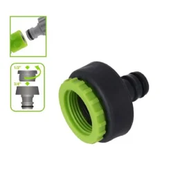 CONNETTORE RAPIDO UNIVERSALE CON FILETTO FEMMINA DA 1/2" E 3/4" PER TUBO 94763